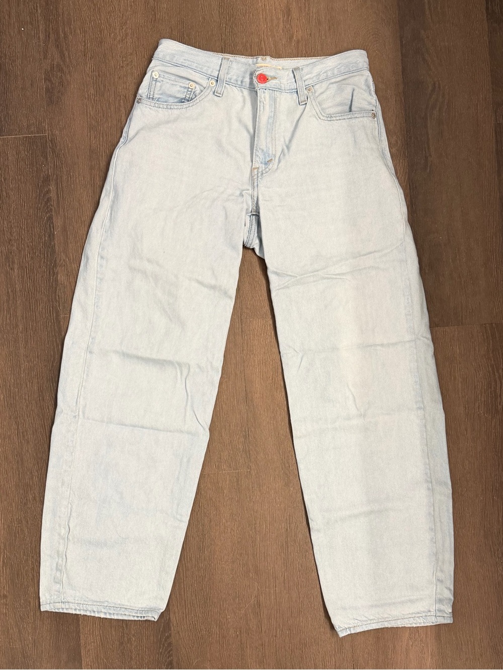 Levi's Pale Blue Wide Leg Jeans